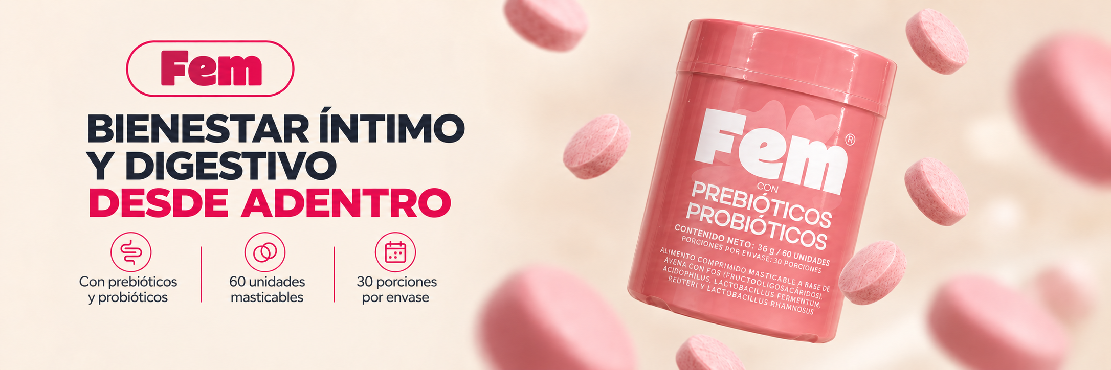 Fem — Bienestar íntimo y digestivo desde adentro